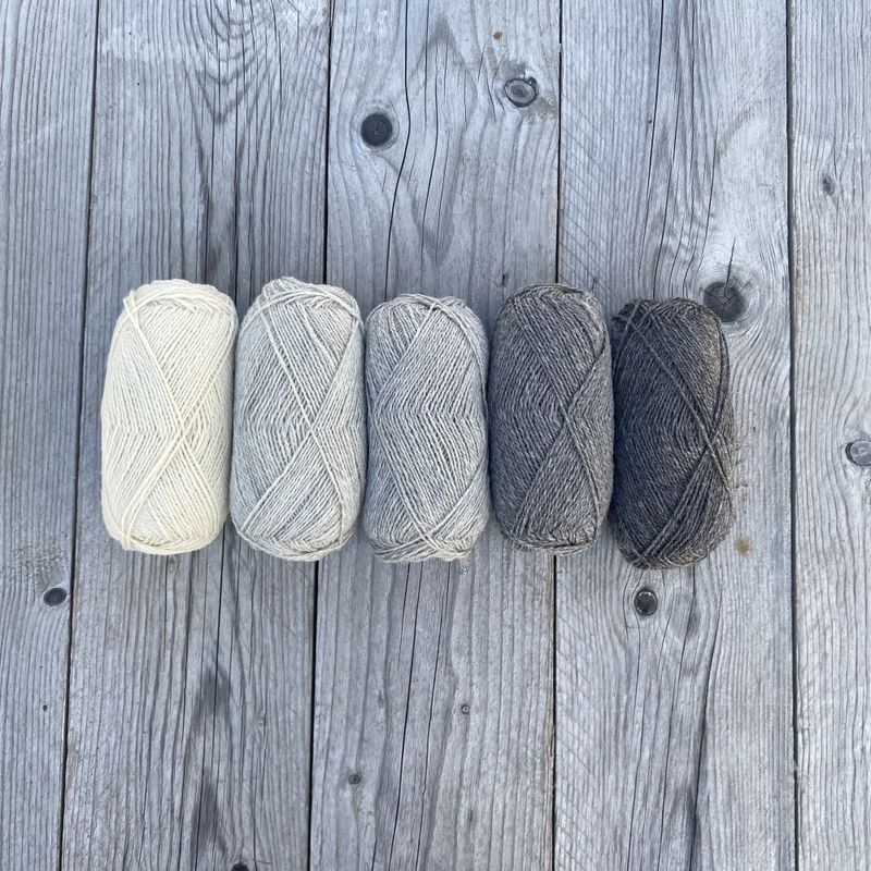 Strikkepakke -Påfuglhals-Ekstra myk